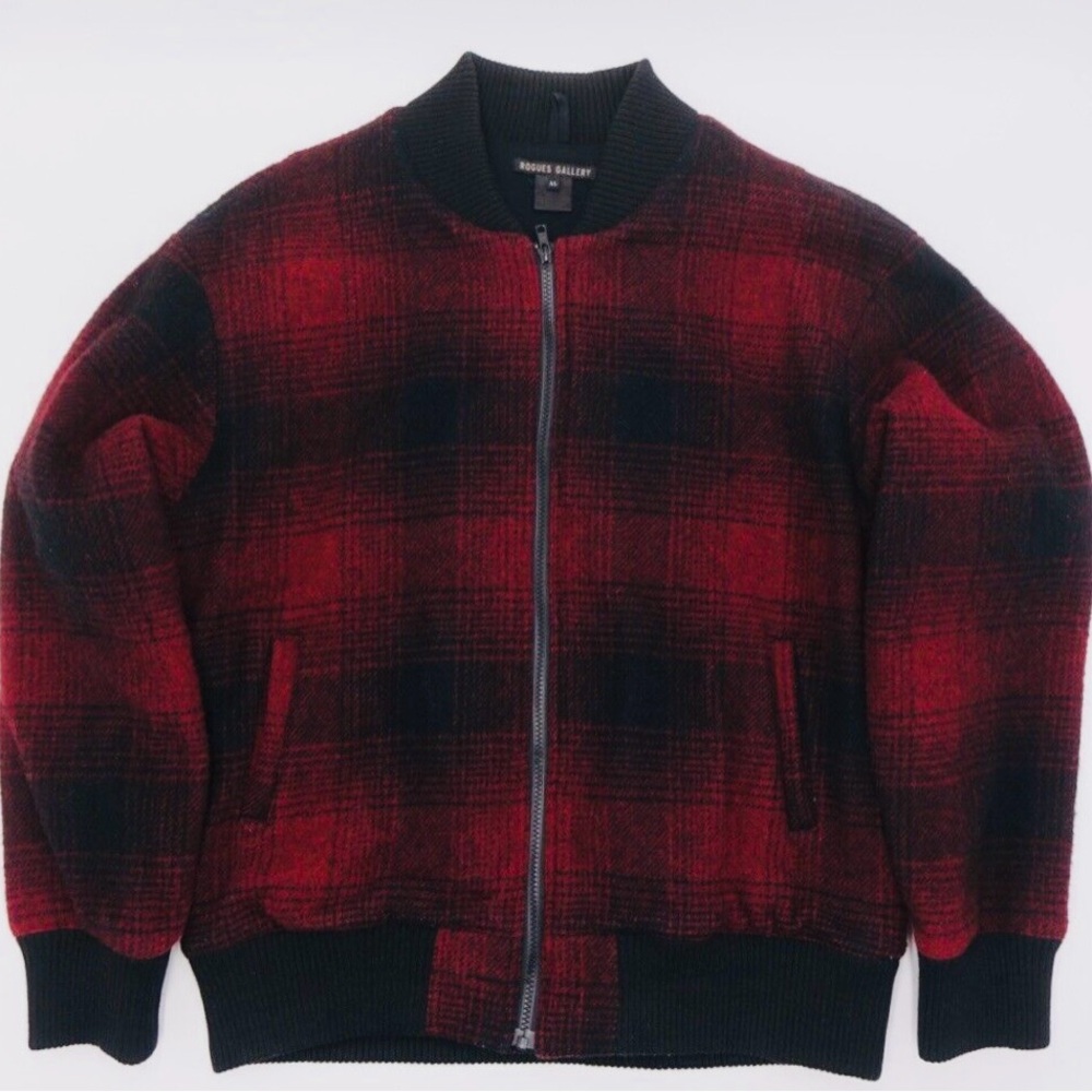 Rogues Gallery  Red and Black Plaid Jacket